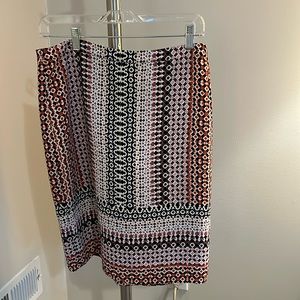 J Crew Size 4 Geometric Pencil Skirt